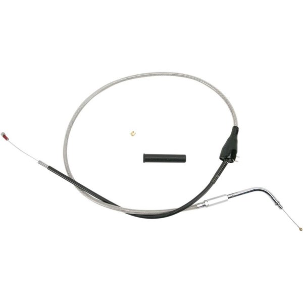 5343200B - Drag Specialties Braided Idle Cable For Harley Davidson FLHRSEI 1550 2002 112 cm (44") - Silver/Unfinished