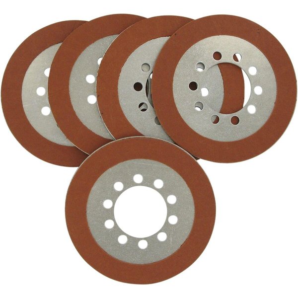 1131-0427 - Drag Specialties Clutch Friction Plate Set For Harley Davidson FL 1200 1970-1977