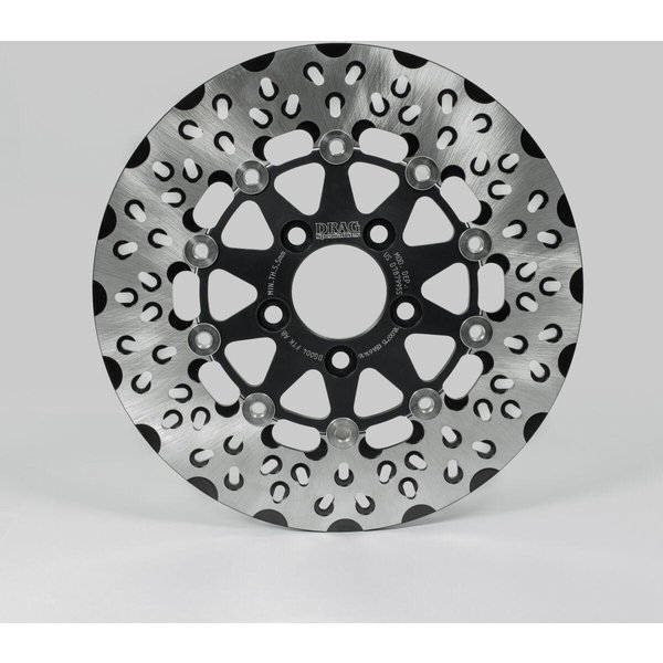 DG004FTKAB - Drag Specialties FTK Series Brake Disc For Harley Davidson FLD 1690 2012-2013 Rear - Black