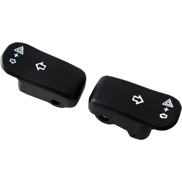 77448 - Drag Specialties Turn Signal Switch Extension For Harley Davidson FLHR 1340 1996-1998 - Black