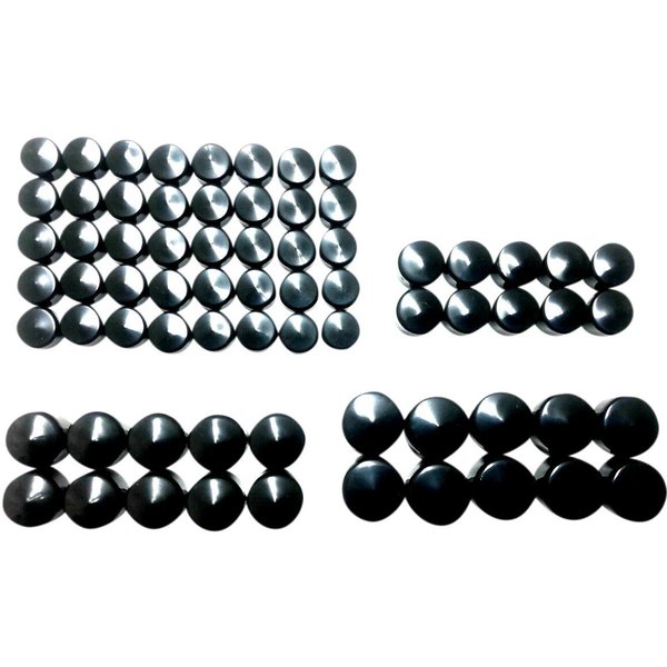 352066 - Drag Specialties Bolt Cover Engine Kit For Harley Davidson FLDE 1750 2018-2020 - Black