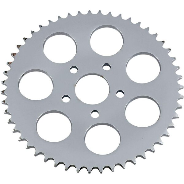 26-010751-BC648 - Drag Specialties Rear Wheel Sprocket For Harley Davidson FL 1200 1973-1977 Rear Chrome 51T
