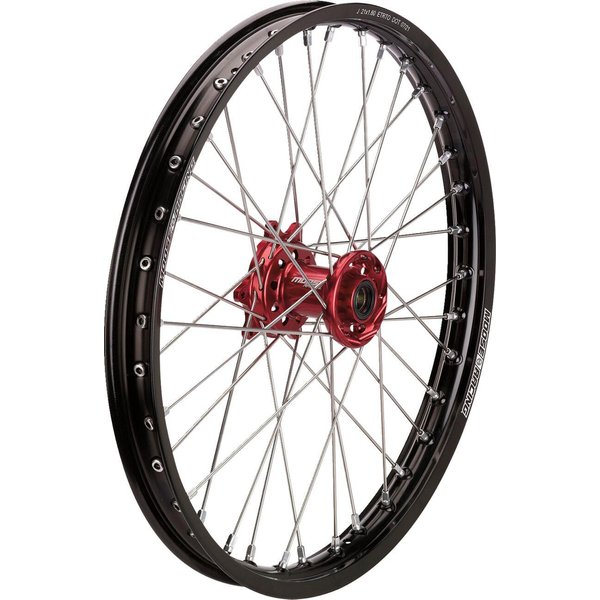 HF-16021-BKRD - Moose Racing SX-1 Wheel For Honda CR125 1984-2007 - Black/Red - Front