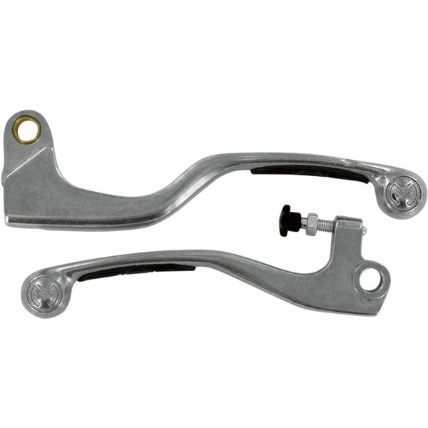 1SGHA62 - Moose Racing Competition Grip Lever Set For Honda CR125 2005-2007 - Black/Silver
