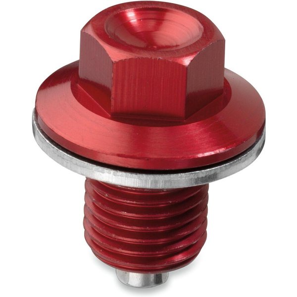 DP109 - Moose Racing Magnetic Drain Plug For Suzuki DRZ400 2000-2004 - Red