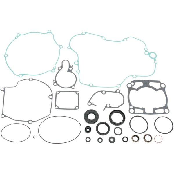 811430MSE - Moose Racing Complete Gasket & Oil Seal Kit For Kawasaki KX125 2003-2005