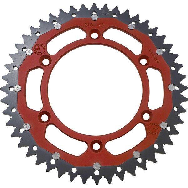 1210-210-48-13X - Moose Racing Dual Sprocket For Honda CR125 1984-2007 Rear Red 48T