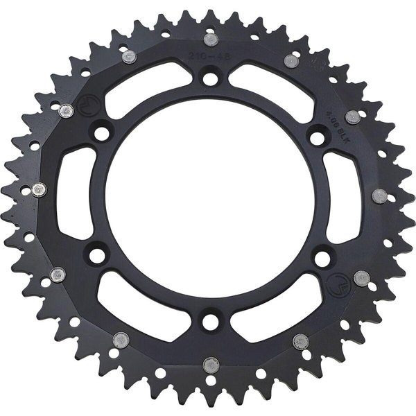 1210-210-48-10X - Moose Racing Dual Sprocket For Honda CR125 1984-2007 Rear Black 48T