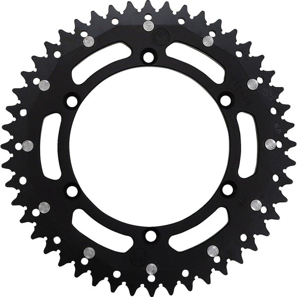 1210-460-48-10X - Moose Racing Dual Sprocket For Kawasaki KDX175 1980-1982 Rear Black 48T