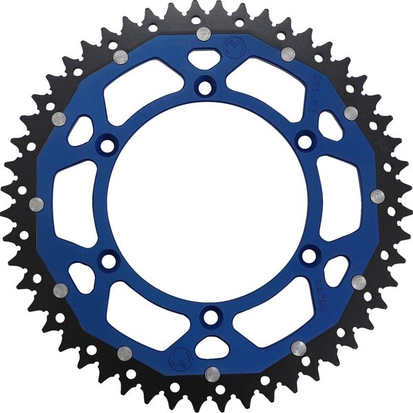 1210-251-52-12X - Moose Racing Dual Sprocket For Yamaha IT 250 1981-1983 Rear Blue 52T