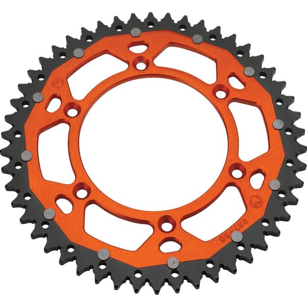 1210-897-50-14X - Moose Racing Dual Sprocket For KTM Duke 400 1994-1995 Rear Orange 50T