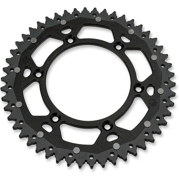 1210-895-48-10X - Moose Racing Dual Rear Sprocket For Gas Gas MC85 2022-2024 Rear Black 48T