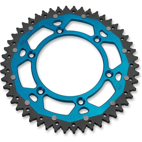 1210-897-50-12X - Moose Racing Dual Sprocket For KTM Adventure 640 1999-2006 Rear Blue 50T
