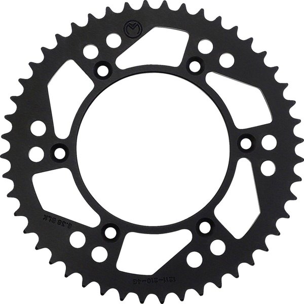1211-210-48-10 - Moose Racing Rear Aluminium Sprocket For Honda CR125 1984-2007 Rear Black 48T
