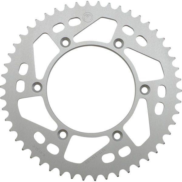 1211-210-50-11 - Moose Racing Rear Aluminium Sprocket For Honda CR125 1984-2007 Rear Silver 50T