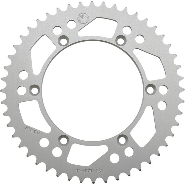 1211-822-48-11 - Moose Racing Aluminium Sprocket For Husqvarna AE 430 Rear Silver 48T 1986-1988