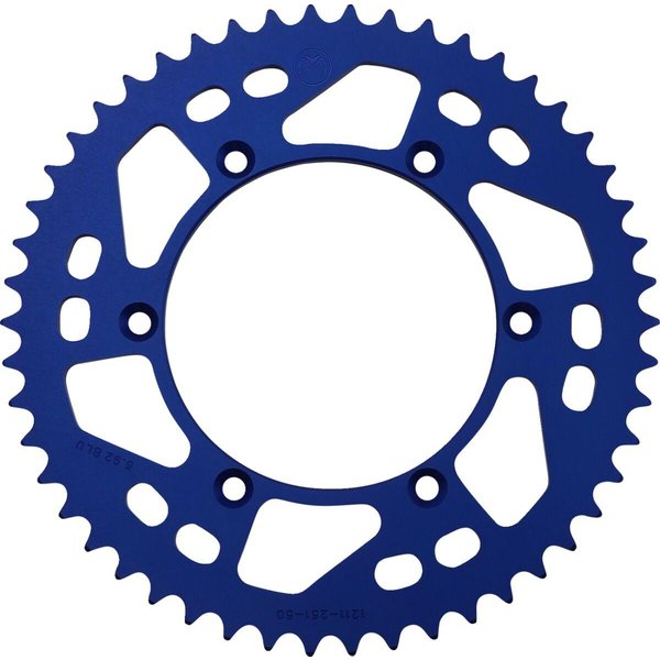 1211-251-50-12 - Moose Racing Aluminium Sprocket For Yamaha TTR230 2005-2017 Rear Blue 50T