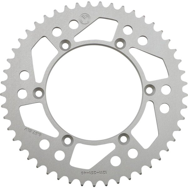 1211-251-49-11 - Moose Racing Aluminium Sprocket For Yamaha TTR230 2005-2017 Rear Silver 49T