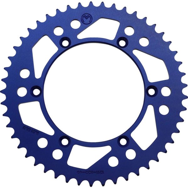 1211-822-49-12 - Moose Racing Rear Aluminium Sprocket For Husqvarna CR125 1991-2013 Rear Blue 49T
