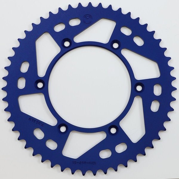 1211-897-51-12 - Moose Racing Aluminium Sprocket For KTM Adventure 640 Rear Blue 51T 1999-2006