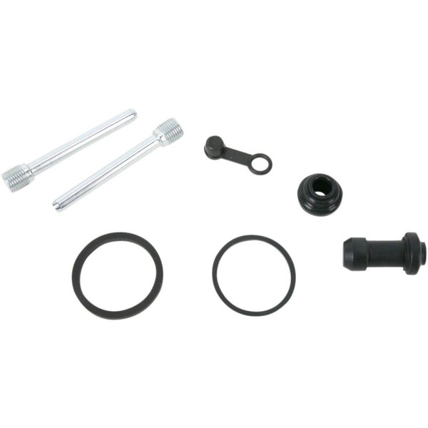 08-253X - Moose Racing Brake Caliper Rebuild Kit For Kawasaki KX125 1989 Rear - Black