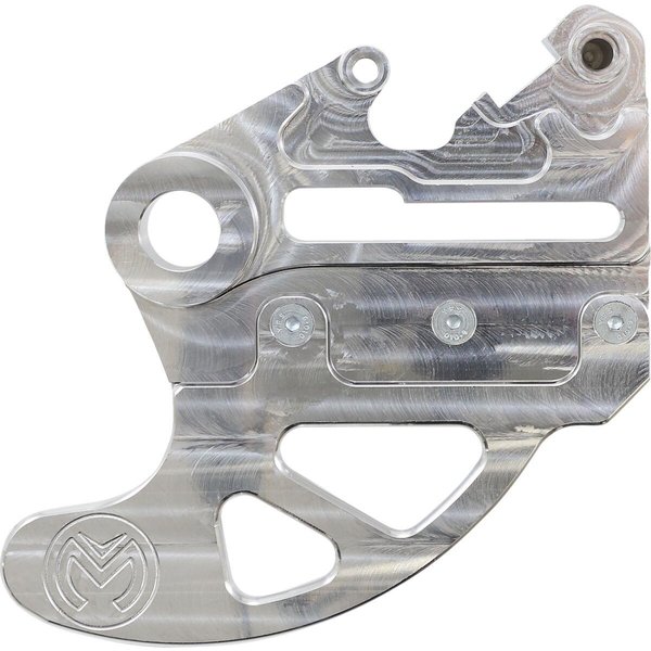 33-1022 - Moose Racing Pro Shark Fin Disc Protector With Brake Carrier For Gas Gas EC 250 2024-2025 - Silver
