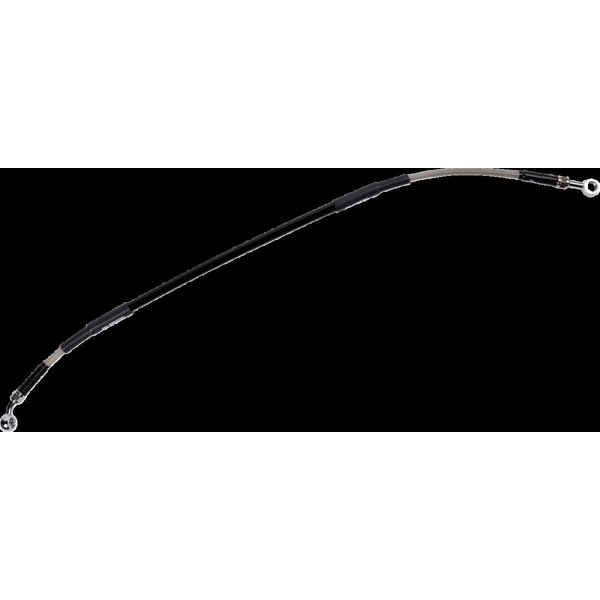 H01-2-011/P-CL - Moose Racing Stainless Steel Brake Hose For Husqvarna SM 450R 2005 Rear - Braided