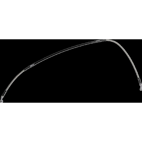 K01-1-048/P-CL - Moose Racing Stainless Steel Brake Hose For Husqvarna FS 450 2015-2024 Front - Braided