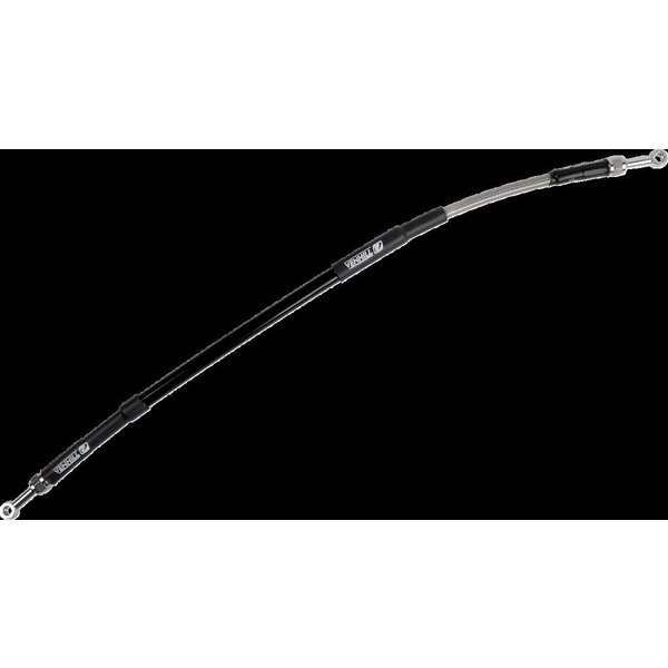 K01-2-025/P-CL - Moose Racing Stainless Steel Brake Hose For Kawasaki KX125 2005-2008 Rear - Braided