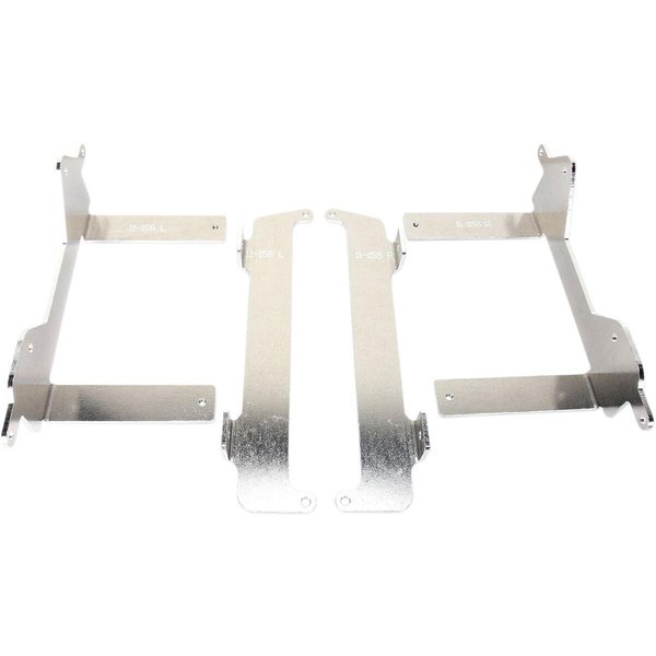11-158 - Moose Racing Radiator Braces For Yamaha YZF250 2014-2018 - Silver