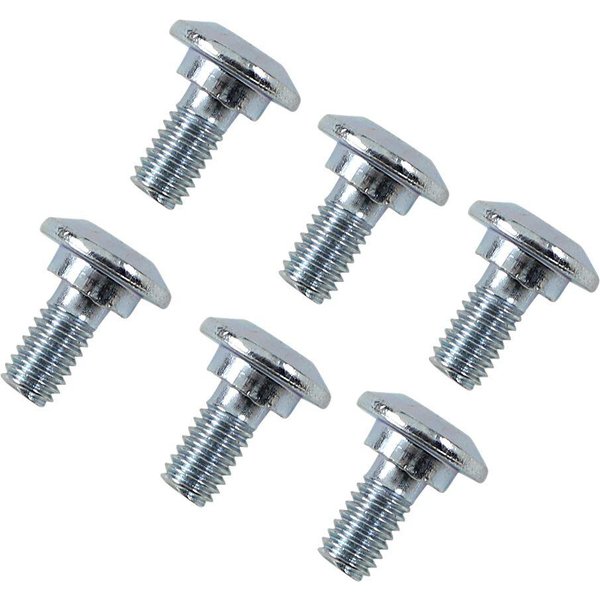 039-6A03 - Moose Racing Brake Disc Bolt Kit For Kawasaki KLX140 2008-2020 - Nickel/Silver