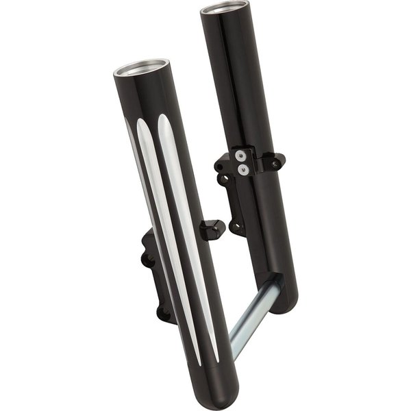 40-530 - Arlen Ness Hot Legs Deep Cut Fork Legs For Harley Davidson FLHX 1923 2024 - Black