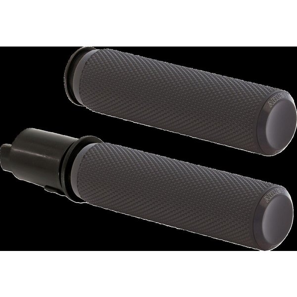 500-050 - Arlen Ness Knurled Grips For Harley Davidson FLHX 1923 2024 - Black