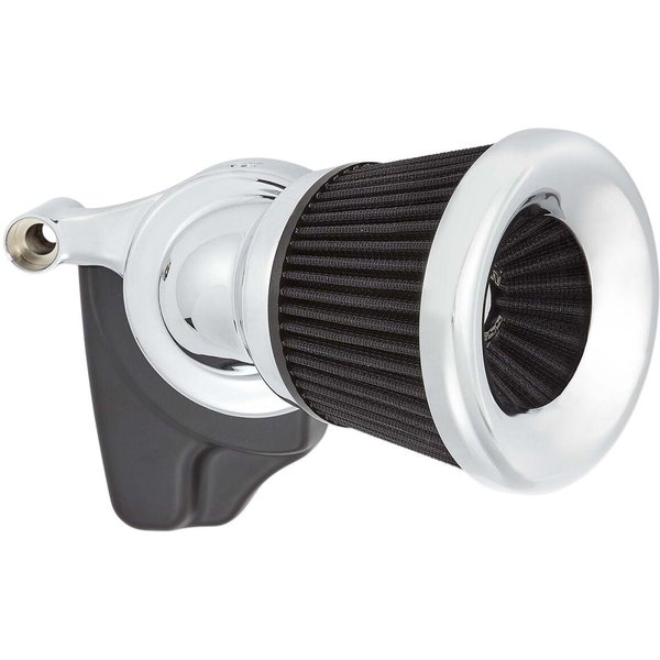 81-205 - Arlen Ness Velocity 65° Air Cleaner Kit For Harley Davidson FLD 1690 2012-2013 - Chrome