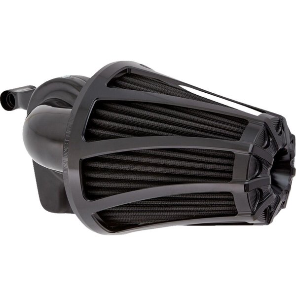 600-075 - Arlen Ness Monster Sucker Air Cleaner For Harley Davidson XL 1200 C 1996-2020 - Black