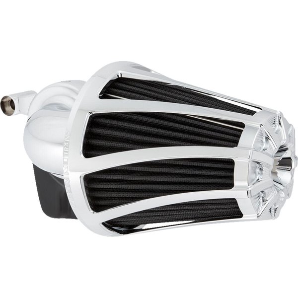 600-076 - Arlen Ness Monster Sucker Air Cleaner For Harley Davidson FLDE 1750 2018-2020 - Chrome