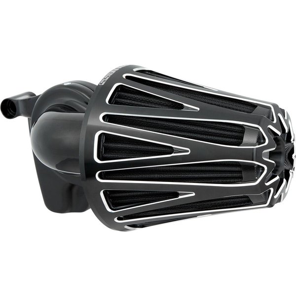 600-083 - Arlen Ness Monster Sucker Air Cleaner For Harley Davidson XL 1200 C 1996-2020 - Black