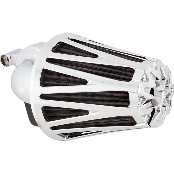 600-089 - Arlen Ness Monster Sucker Air Cleaner For Harley Davidson FLHR 1584 2008 - Chrome