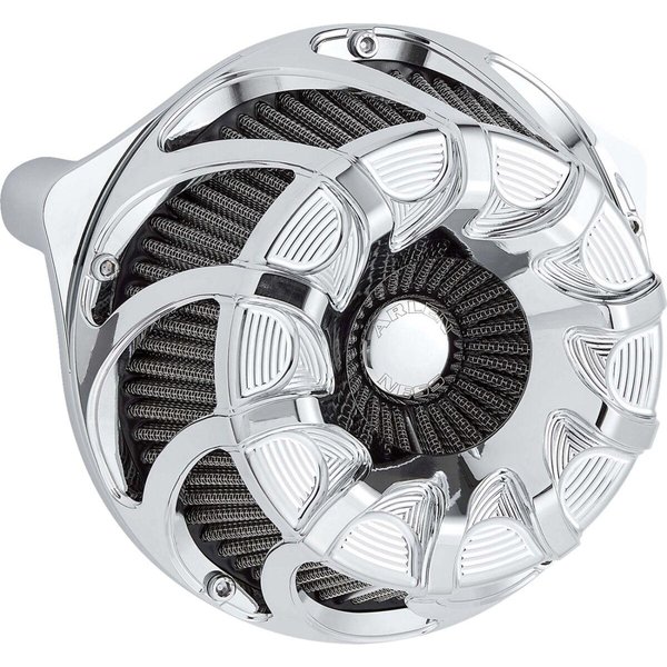 600-230 - Arlen Ness Inverted Series Drift Air Cleaner Kit For Harley Davidson FLHX 1923 2024-2026 - Chrome