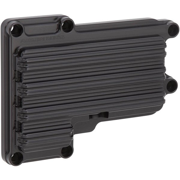 03-854 - Arlen Ness 10-Gauge Transmission Side Cover For Harley Davidson FLD 1690 2012-2013 - Black Anodized