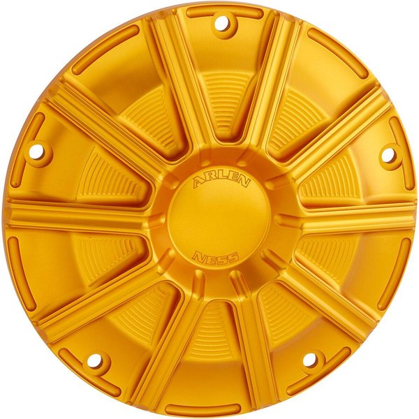 700-004 - Arlen Ness 10-Gauge Derby Cover For Harley Davidson FLH 1868 2021 - Gold