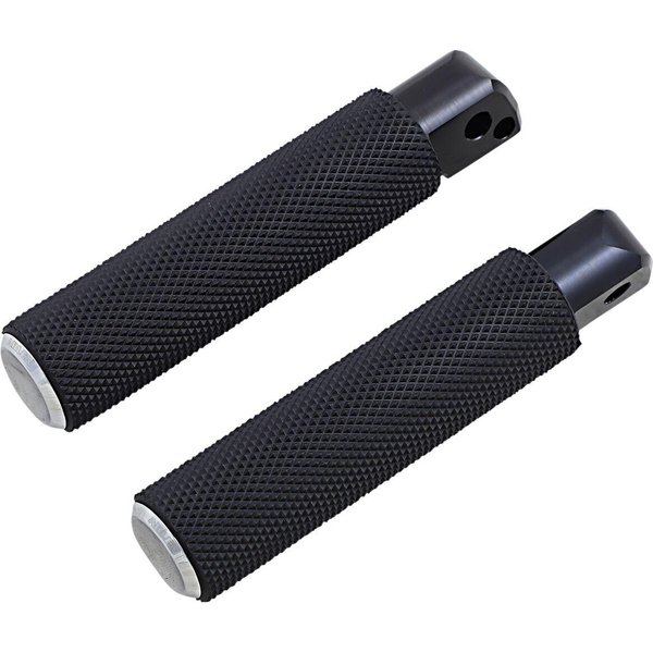 07-941 - Arlen Ness M-Eight Fusion Footpegss For Harley Davidson FLDE 1750 2018-2020 - Black/Chrome