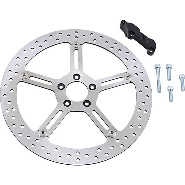 02-965 - Arlen Ness Big Brake Floating Brake Disc Kit For Harley Davidson FLD 1690 2012-2013 - Front