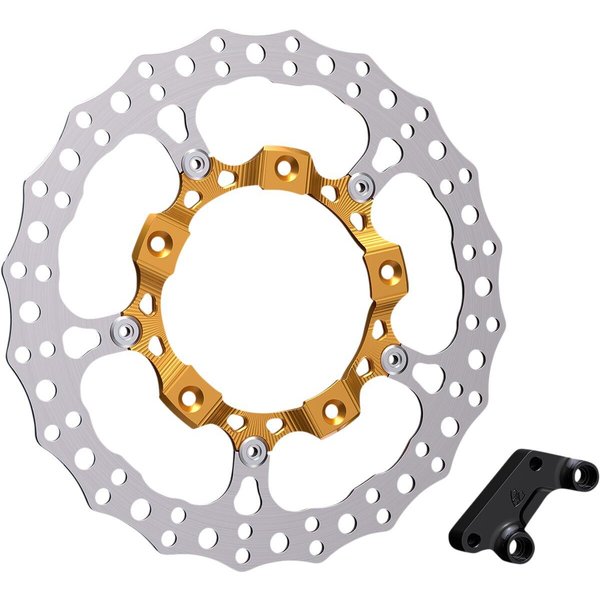 300-002 - Arlen Ness Big Brake 14" Full Floating Brake Disc Kit For Harley Davidson FLH 1868 2021 - Front Left