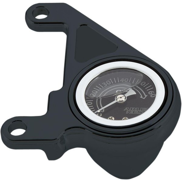 15-675 - Arlen Ness Oil Pressure Gauge Kit For Harley Davidson FLD 1690 2012-2013 - Black