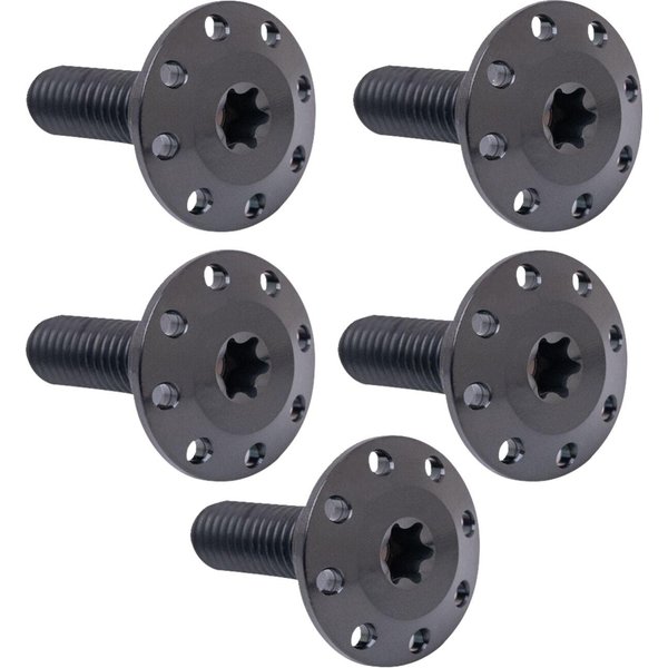 300-907 - Arlen Ness Holeshot Floating Brake Disc Bolt Kit For Indian 101 Scout 1250 2024 Front - Black