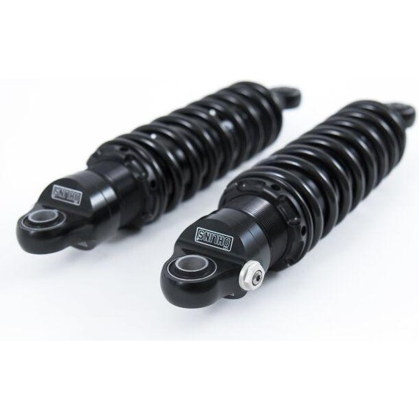 HD 762 - Ohlins Twin Shocks STX36D line For Harley Davidson FLD 1690 2012-2013 Rear - Black