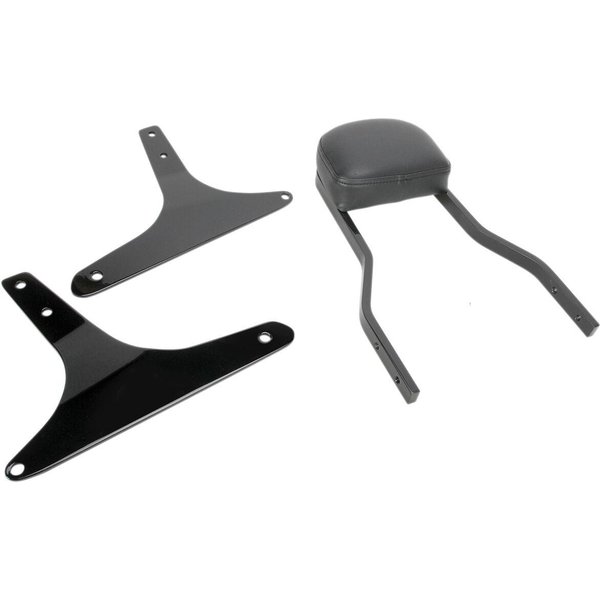 602-1201B - Cobra Square Sissy Bar For Harley Davidson FLSTF 1584 2007-2011 - Black
