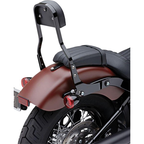 602-2049B - Cobra Detachable Backrest Kit For Harley Davidson FXLR 1750 2018-2020 - Black 356mm