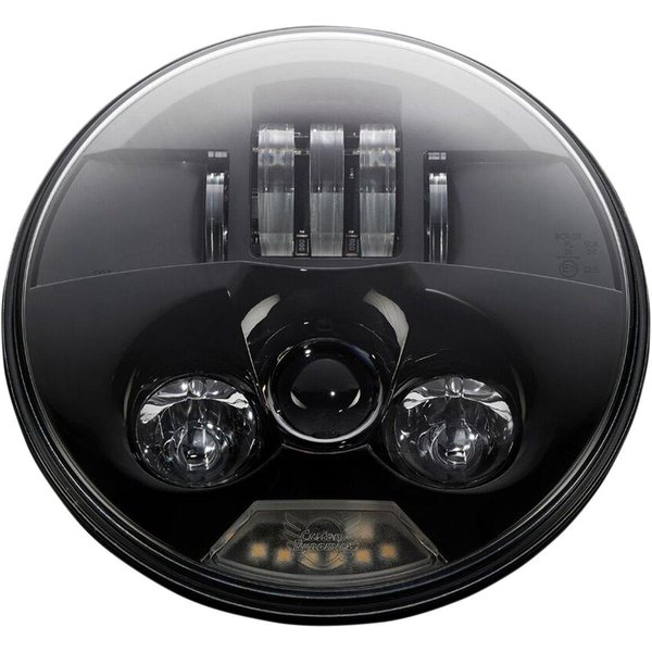 PB-7-B - Custom Dynamics 7" ProBeam LED Headlamp For Harley Davidson FLD 1690 2012-2013 Black